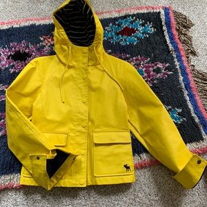 Abercrombie and Fitch Yellow Raincoat